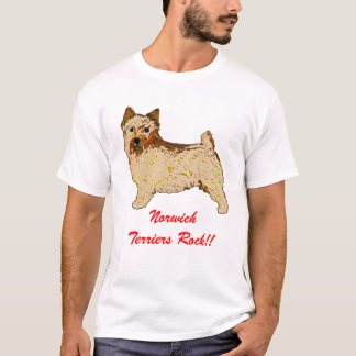 Camiseta Norwich Terrier - cuerpo dejado