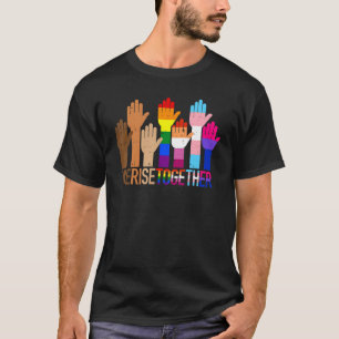 Camiseta Nos alzamos juntos el Orgullo Gay Bisexual Lgbt