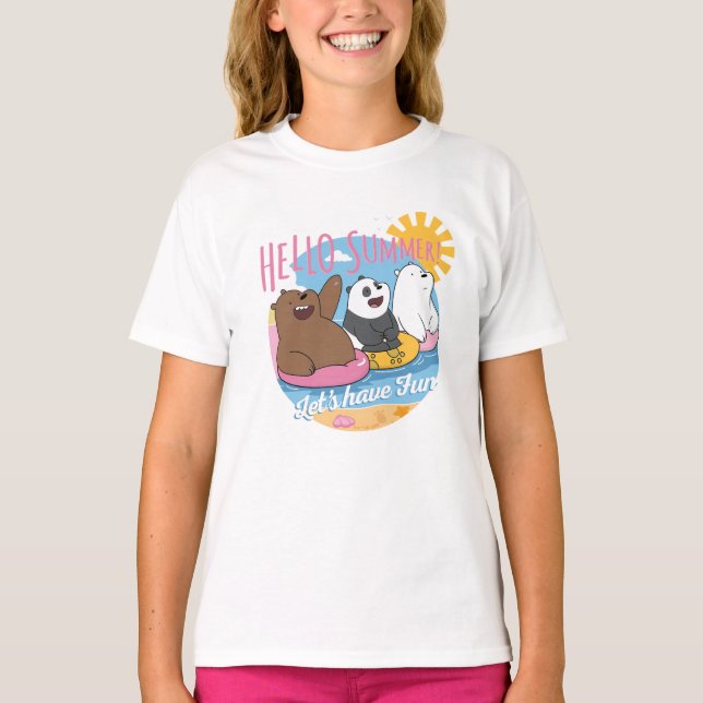 Camiseta Nos Bastamos Los Osos - ¡Hola, Verano! Vamos a div (Anverso)