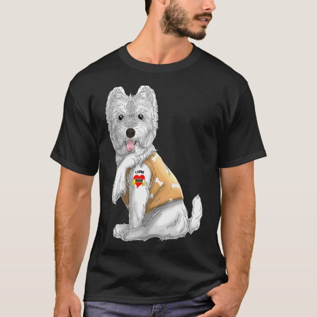 Camiseta Nos encanta el día de la madre de Tattoo (Anverso)