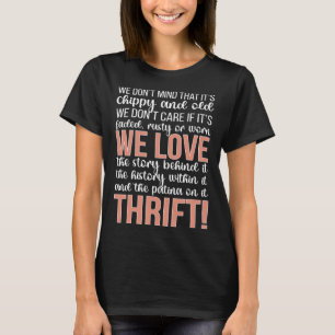 Camiseta Nos Encanta Thrift Thrifter Thrift Store