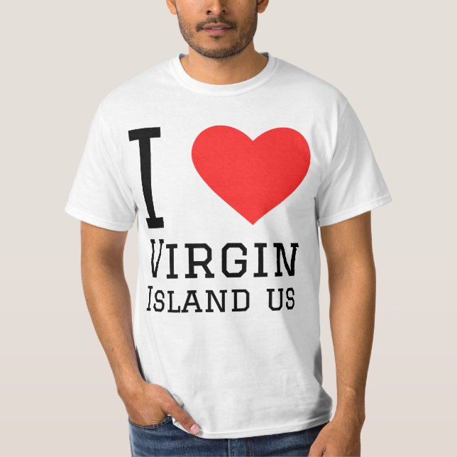 Camiseta Nos encantan las Islas Vírgenes (Anverso)