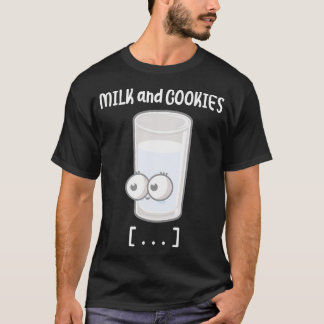 Camiseta Nos Gusta La Leche Y Las Cookies Juntos Golpe De E
