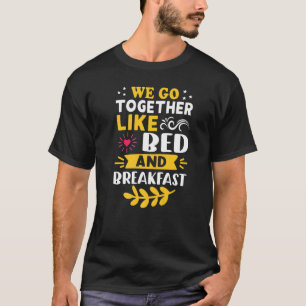 Camiseta Nos juntamos como alojamiento y desayuno