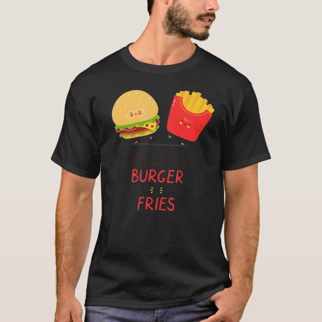 Camiseta Nos juntamos como el Día de la Amistad Burger & Fr (Anverso)