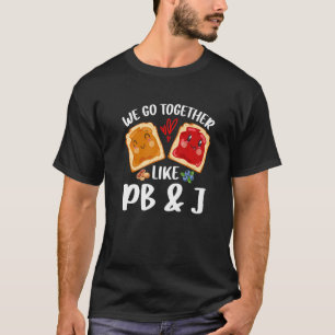 Camiseta Nos juntamos como la mantequilla de cacahuete de P