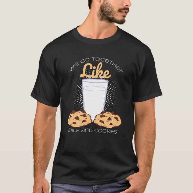 Camiseta Nos Juntamos Como Leche Y Galletas (Anverso)