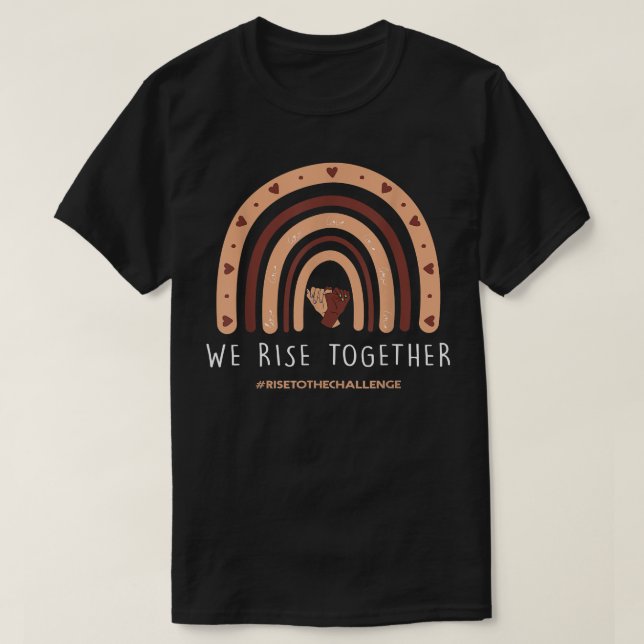 Camiseta Nos levantamos juntos Día Internacional de la Muje (Diseño del anverso)