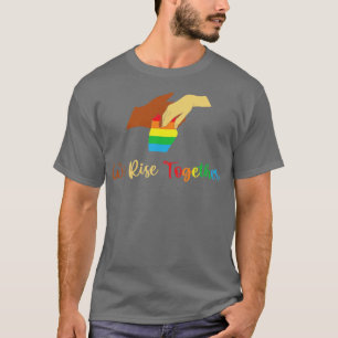 Camiseta Nos levantamos juntos LGBT Q Pride Social1