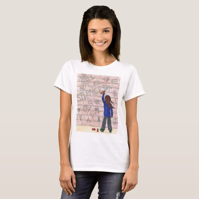 Camiseta Nos no silenciarán (Anverso completo)