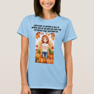 Camiseta nos preocupamos por el mundo que nos sustenta