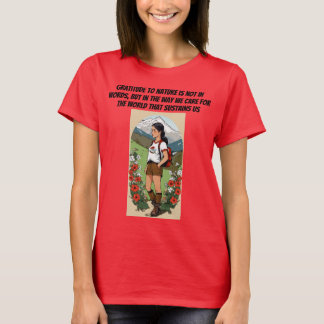 Camiseta nos preocupamos por el mundo que nos sustenta