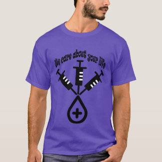 Camiseta nos preocupamos por la vida de su familia