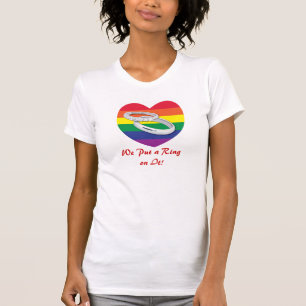 Camiseta Nos pusimos un anillo/matrimonio gay