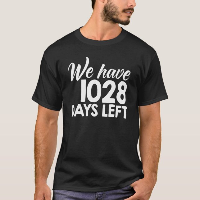 Camiseta Nos Quedan 1028 Días De Clima 1028 Días L (Anverso)