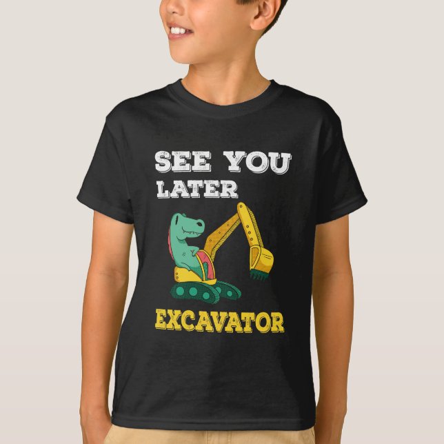 Camiseta Nos vemos después Excavator I - Niños pequeños (Anverso)