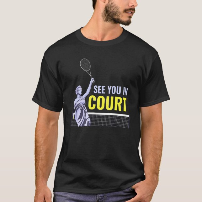 Camiseta Nos Vemos En El Tenis De La Corte (Anverso)