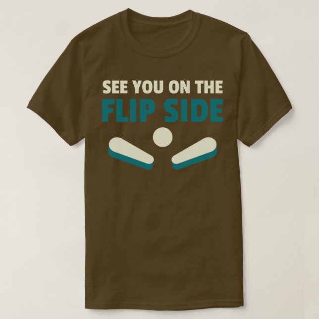Camiseta Nos vemos en Flipside Pinball Machines Arcade Fu (Diseño del anverso)