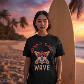 Camiseta Nos vemos en la próxima ola Surf | Chiste de play