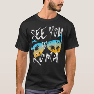 Camiseta Nos vemos en Roma Vacaciones Italia gafas de sol p