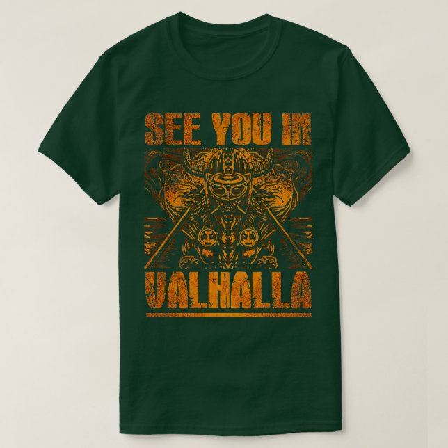 Camiseta Nos vemos en Valhalla 2 (Diseño del anverso)