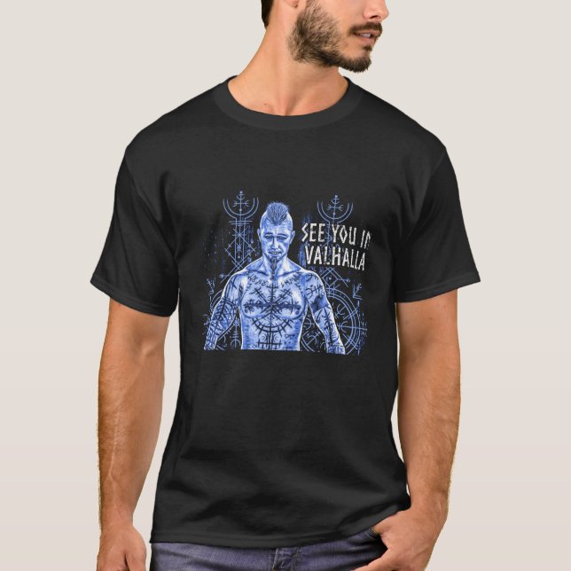 Camiseta Nos vemos en Valhalla Norse Mythology Viking Warri (Anverso)