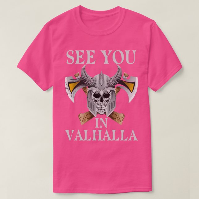 Camiseta Nos Vemos En Valhalla Viking (Diseño del anverso)