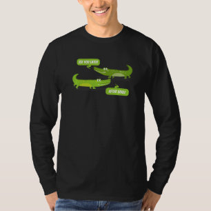 Camiseta Nos vemos luego como cocodrilo