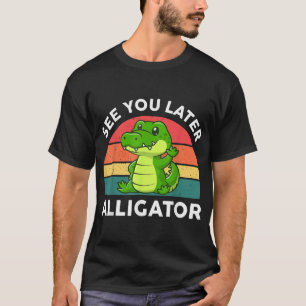 Camiseta Nos vemos luego niños cocodrilos de caimanes