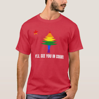 Camiseta Nos Veremos En La Corte Maine Bandera De Pino Arco