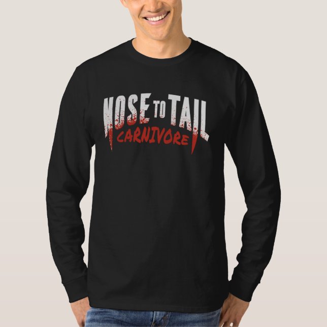 Camiseta Nose to tail carnivore (Anverso)