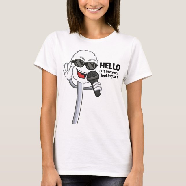 Camiseta Nosework divertido canto de preguntas (Anverso)