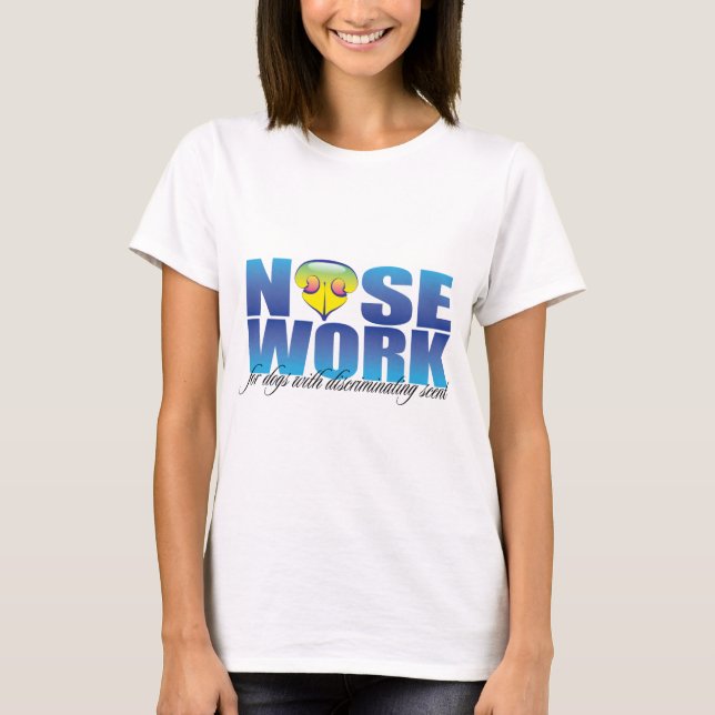 Camiseta Nosework para los perros con olor discriminatorio (Anverso)