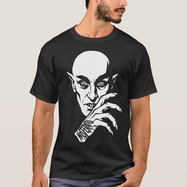 Camiseta Nosferatu 1922 Conde Orlok Cara (Anverso)