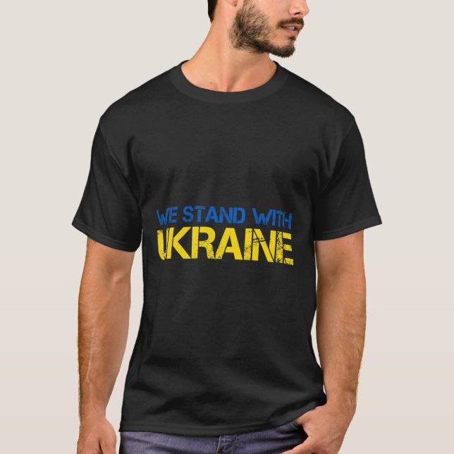 Camiseta Nosotros Apoyamos a Ucrania 2 (Anverso)