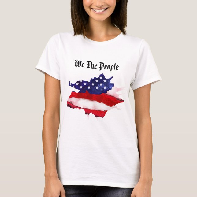 Camiseta Nosotros de las mujeres del *~* la acuarela de la (Anverso)