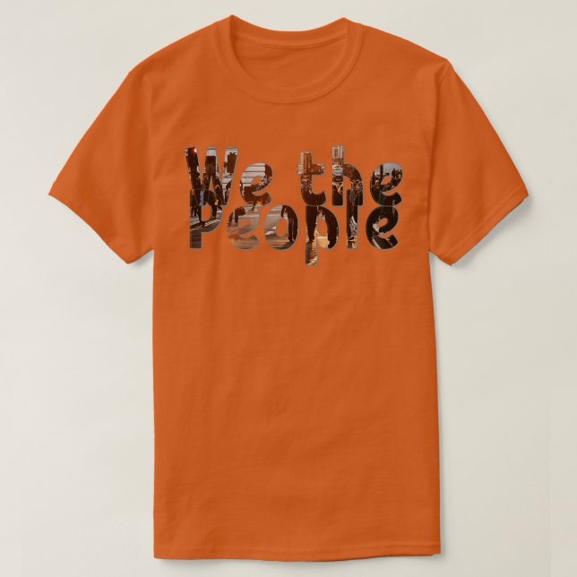 Camiseta Nosotros, el pueblo (Diseño del anverso)