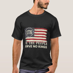 Camiseta Nosotros El Pueblo 1776 Bandera Americana No Servi