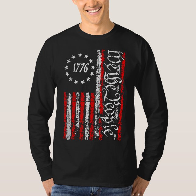 Camiseta Nosotros, el pueblo 1776 Independencia Patriótica  (Anverso)
