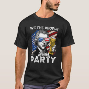 Camiseta Nosotros, El Pueblo 4 De Julio Thomas Jefferson Ho