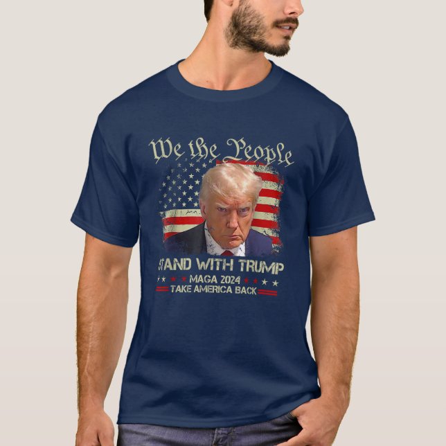 Camiseta Nosotros, el pueblo, apoyamos a Donald Trump 2024 (Anverso)