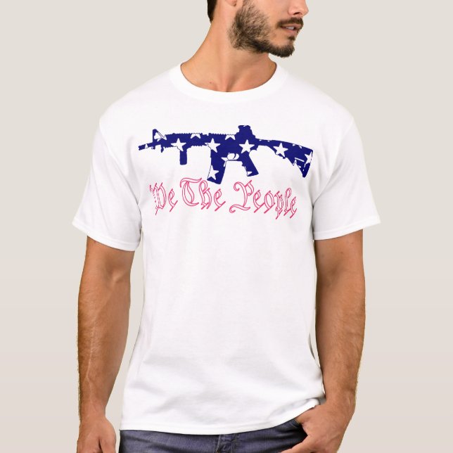 Camiseta Nosotros, el pueblo - Apoyamos la segunda enmienda (Anverso)