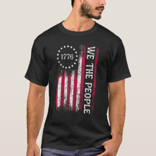 Camiseta Nosotros, el pueblo Bandera Estadounidense 1776 In