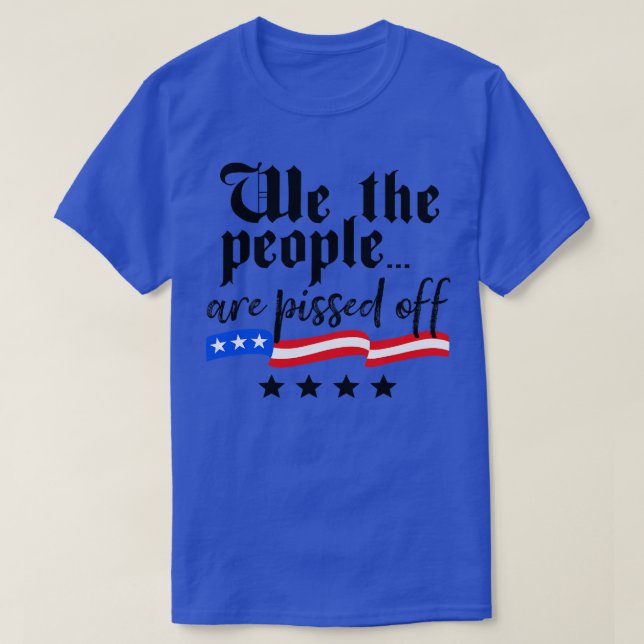 Camiseta Nosotros, el pueblo, estamos impedidos de la liber (Diseño del anverso)