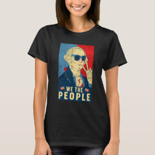 Camiseta Nosotros El Pueblo George Washington 4 De Julio