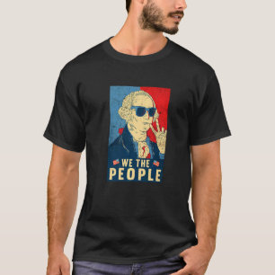 Camiseta Nosotros El Pueblo George Washington 4 De Julio