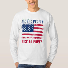 Camiseta Nosotros, el pueblo, la Bandera de Estados Unidos 
