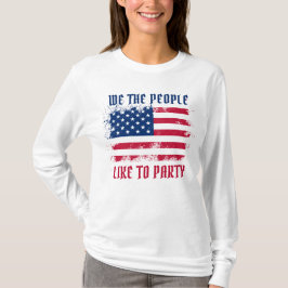 Camiseta Nosotros, el pueblo, la Bandera de Estados Unidos 