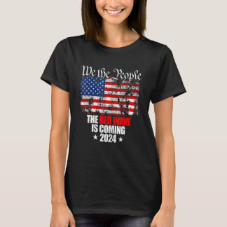 Camiseta Nosotros, el pueblo, la ola roja viene a la Repúbl