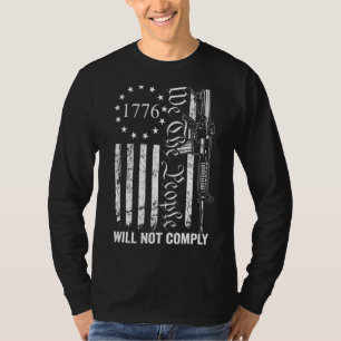Camiseta Nosotros, el pueblo, no cumpliremos Ar15, divertid